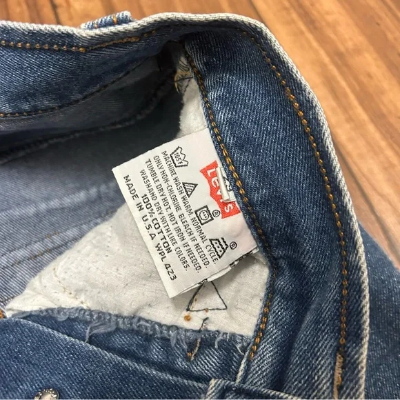 Vintage 1995 Levis 501 Jeans Men’s 29x32 Button Fly 6501-5915 USA Made